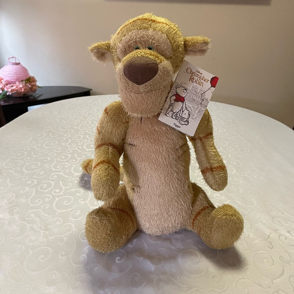 Disney Tigger Plush Toy - Tan and Brown